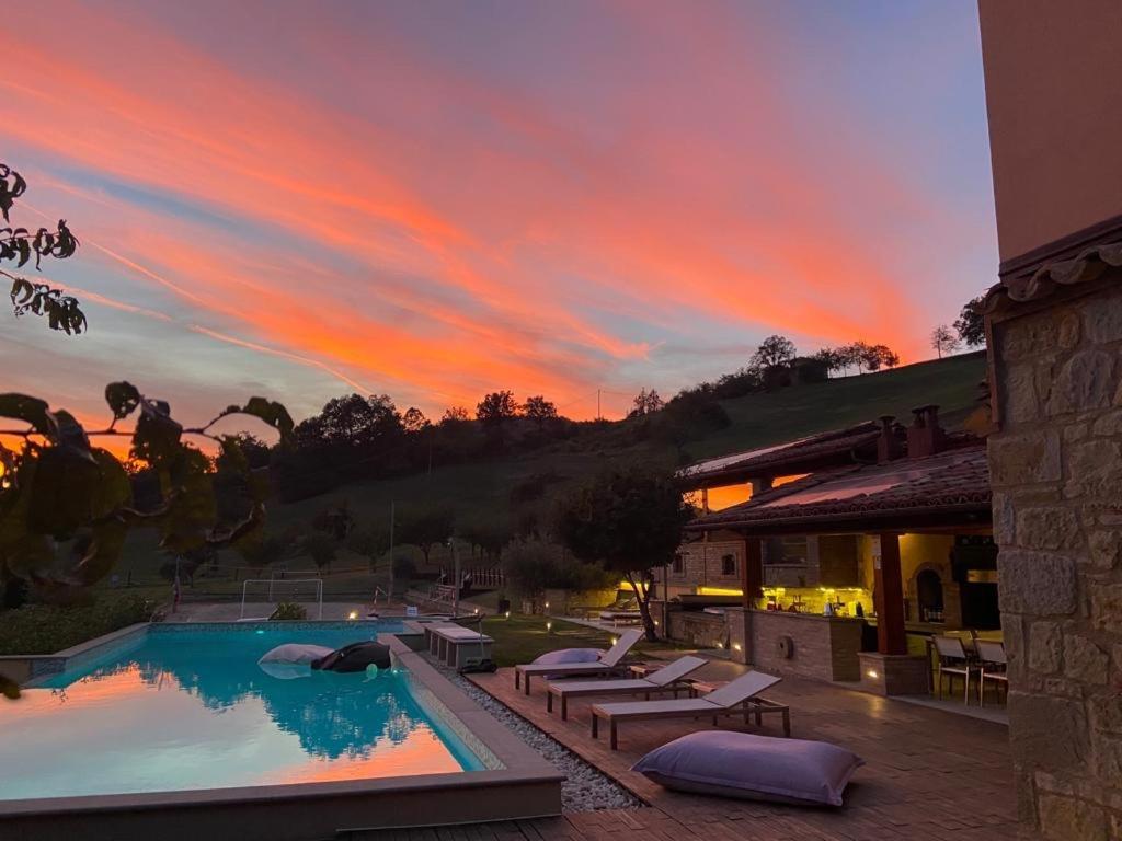 パヴッロ・ネル・フリニャーノ Agriturismo I Tassoniヴィラ エクステリア 写真